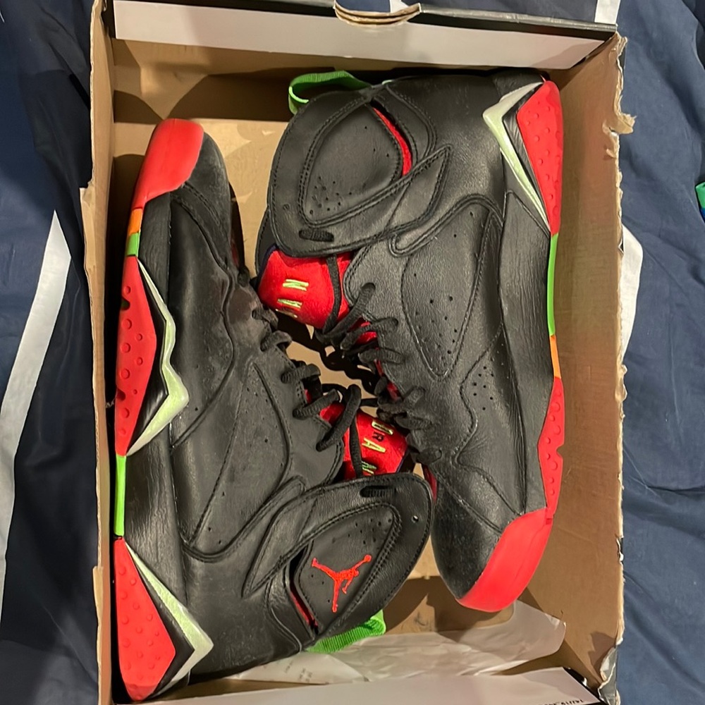 Jordan 7 Marvin Martian. Size 10.5.